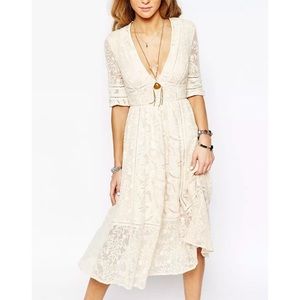 Free People Mountain Laurel MIDI Dress